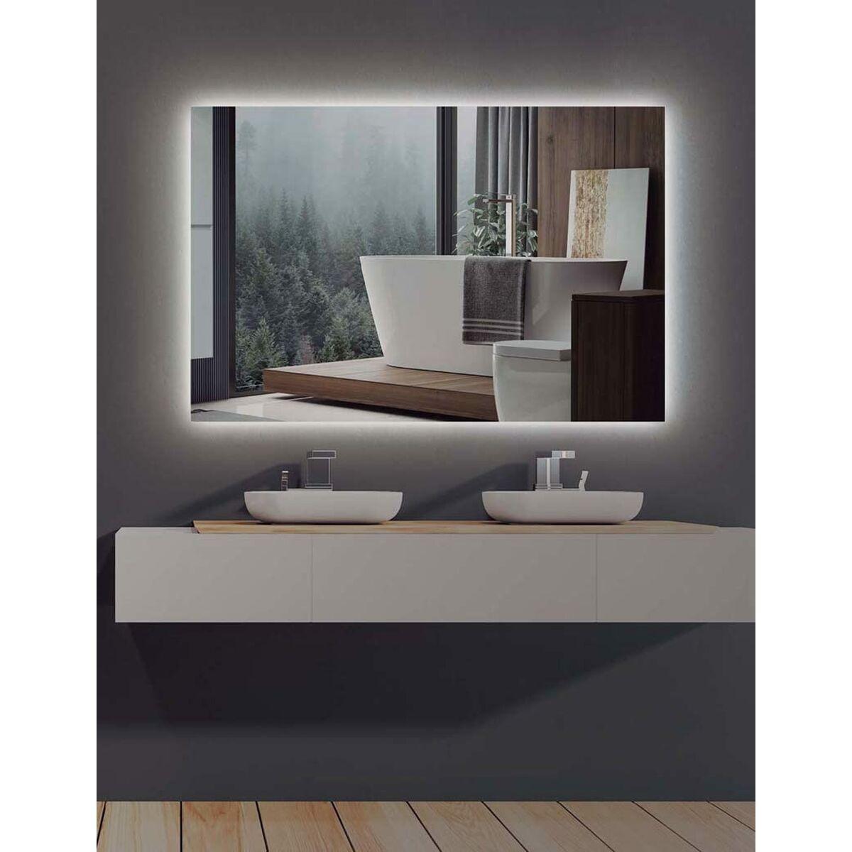 Badeværelsesspejl med LED-lys Ledimex SUEC006-60 60 x 80 cm