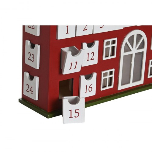 Julekalender i træ 37,5 × 8,5 × 31 cm (2 enheder)