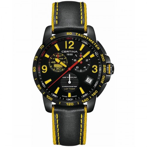 Herreur Certina DS Podium C034.453.36.057.1 - Ø 42 mm, sort læderrem