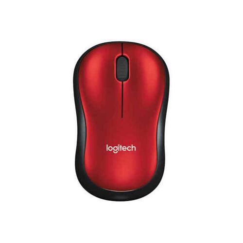 Mus Logitech M185 Rød Sort/Rød