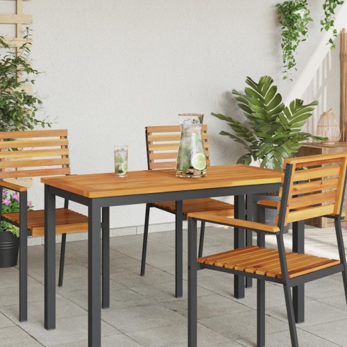 Bordplade 110x55x2,2 cm Rektangulært Massivt Teaktræ