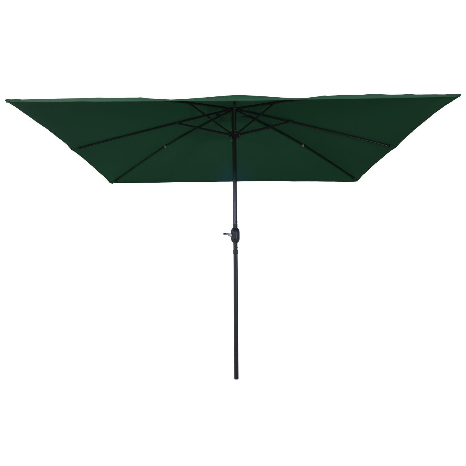 Firkantet Hav parasol 295x245 cm Grøn