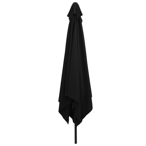 Firkantet Haveparasol 295x245 cm Sort