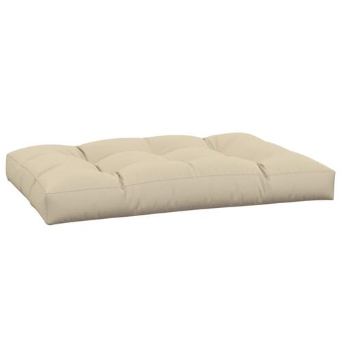 Pallehynde 120x80x12 cm stof beige