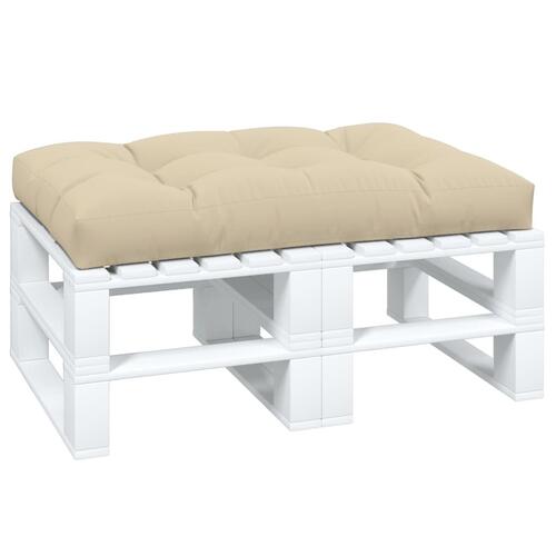 Pallehynde 120x80x12 cm stof beige
