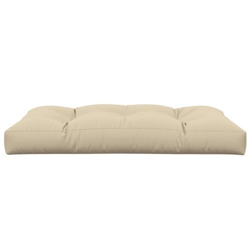 Pallehynde 120x80x12 cm stof beige