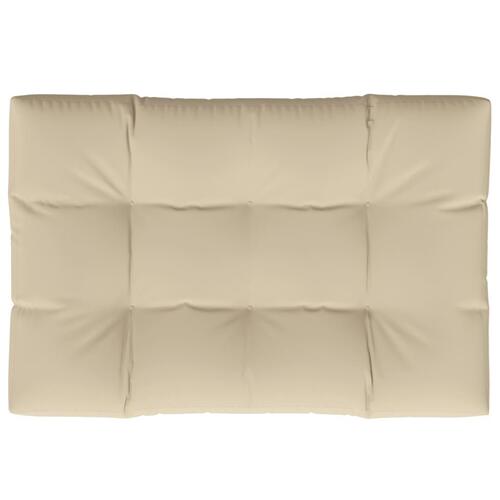Pallehynde 120x80x12 cm stof beige