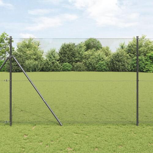 Svweihed trådhegn Grå 1,5 x 50 m Stål
