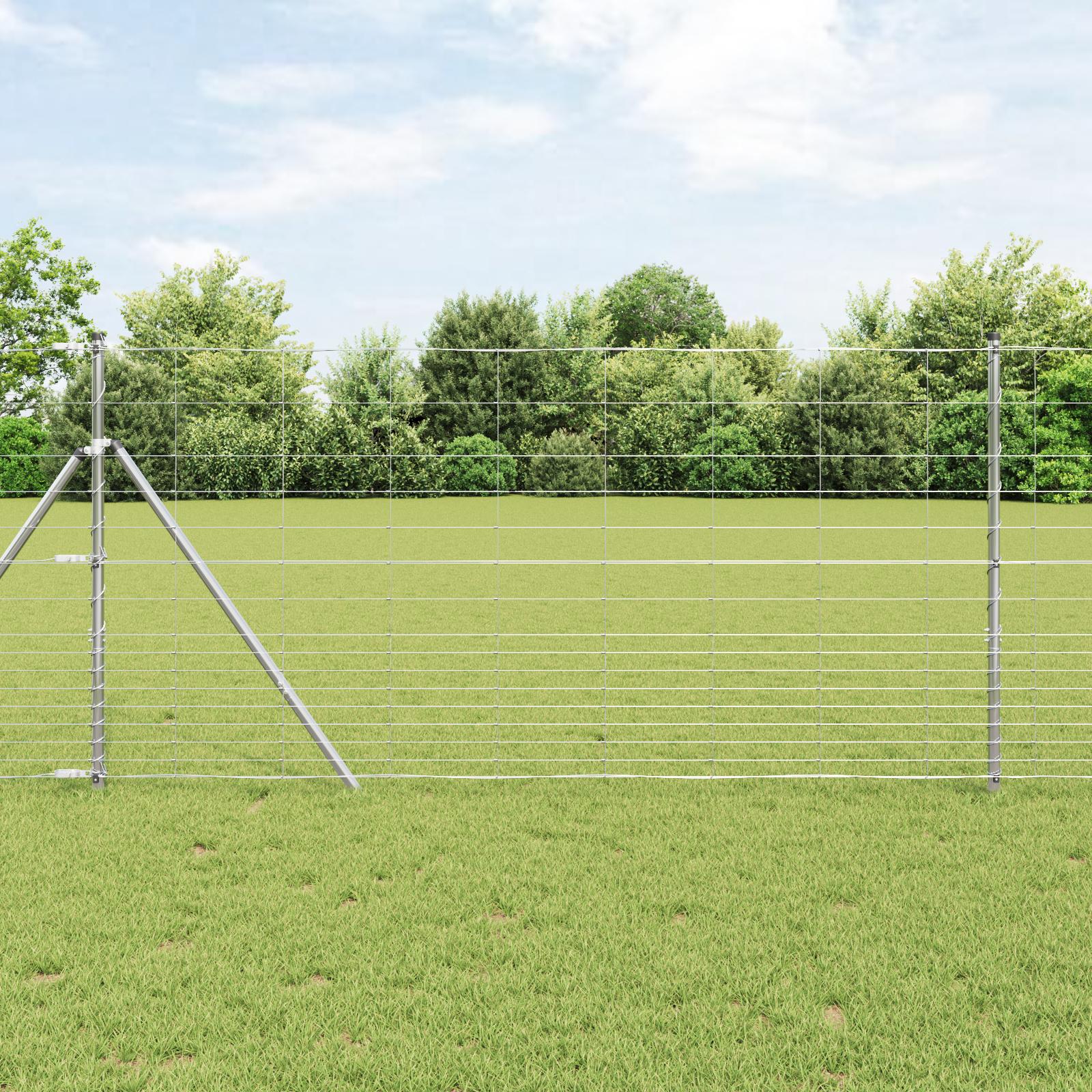 vidaXL Vild Heg Hot Dip Galvaniseret 1000 x 120 x 0,18 cm Jern