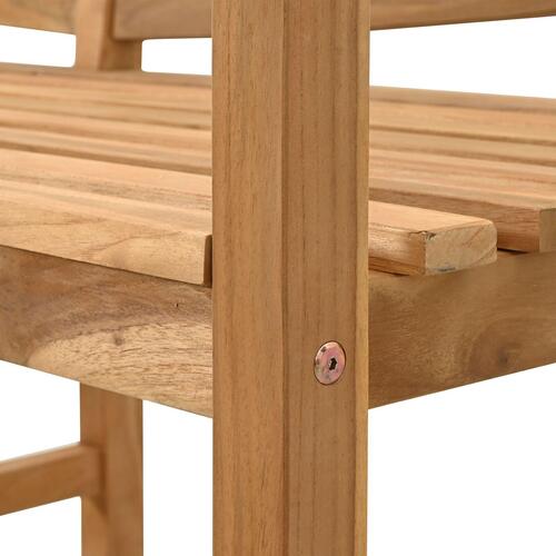 Havebænk 120x53.5x85 cm Solid Teak