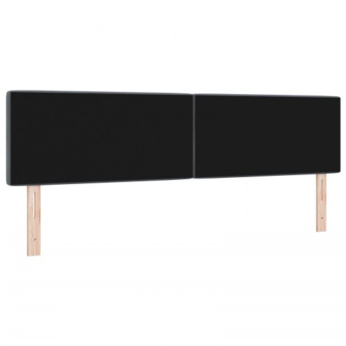 Sengegavl med krystalknapper tufted mørkegrå 180 cm fløjl