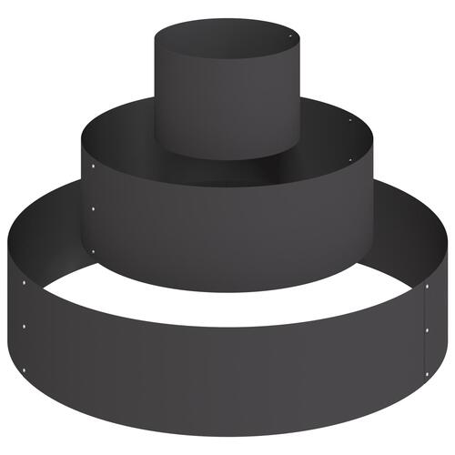 Metalplanter Stål/sort Stål Stor Modulær Metalplanter