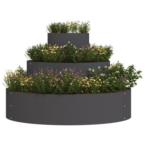 Metalplanter Stål/sort Stål Stor Modulær Metalplanter