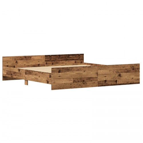 Sengestel Gammet Træ 200x200 cm Ingeniørtræ