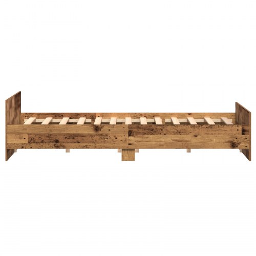 Sengestel Gammet Træ 200x200 cm Ingeniørtræ