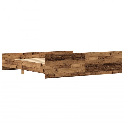 Sengestel Gammet Træ 200x200 cm Ingeniørtræ