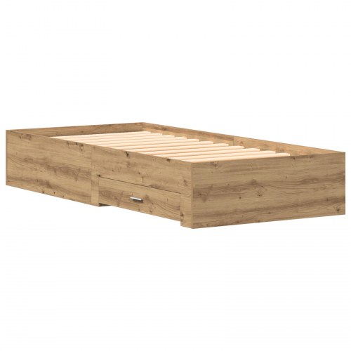 Sengestel Artisan Egetræ 100x200 cm Konstrueret Træ