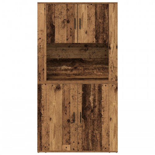 Højskab Gamle Træ 80x33x150 cm Ingeniør Træ
