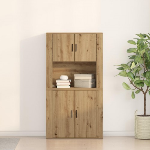Højskab Artisan Eg 80x33x150 cm Konstrueret Træ