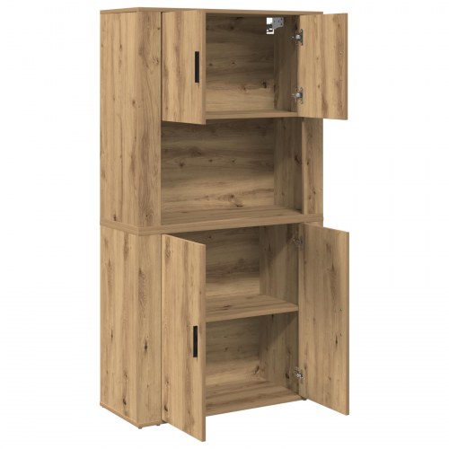 Højskab Artisan Eg 80x33x150 cm Konstrueret Træ