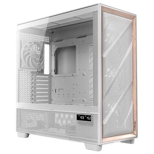 ATX Semi-tårn kasse Antec FLUX PRO White EUV Hvid Træ