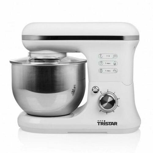 Foodprocessor Tristar MX-4817 1200 W 1500 W Rustfrit stål Hvid 5 L