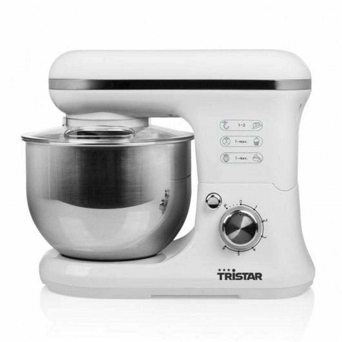 Foodprocessor Tristar MX-4817 1200 W 1500 W Rustfrit stål Hvid 5 L