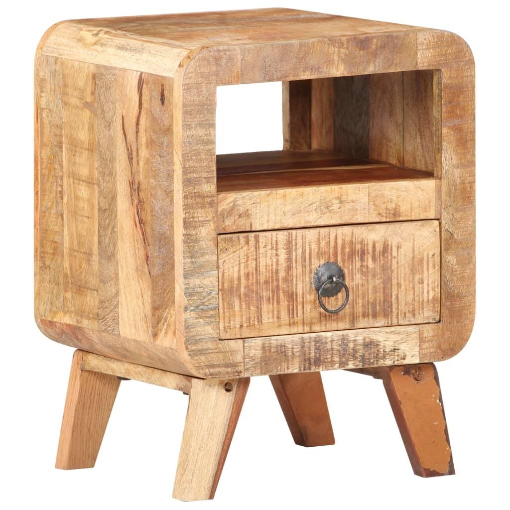 Sengebord 40x30x50 cm massivt mangotræ