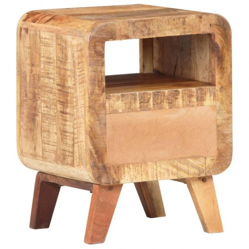 Sengebord 40x30x50 cm massivt mangotræ