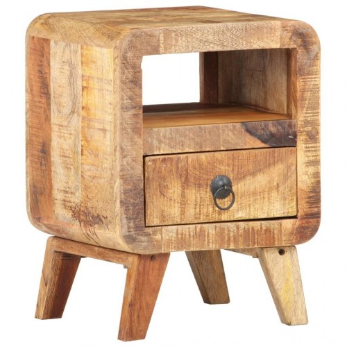 Sengebord 40x30x50 cm massivt mangotræ