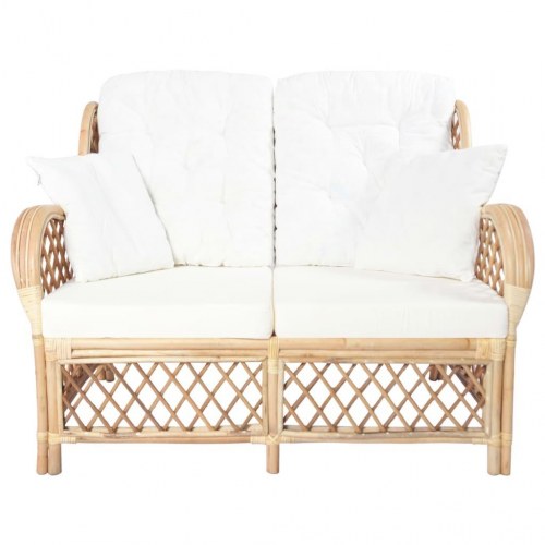 2-personers sofa rattan