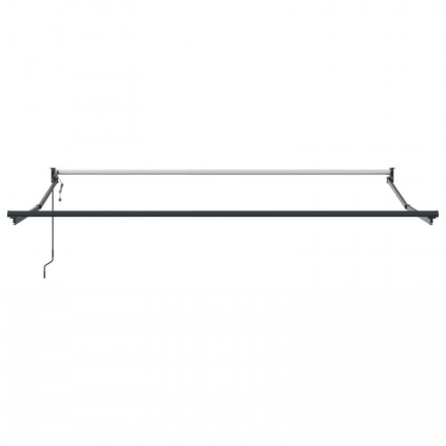Automatisk Sammenrullelig Markise Rød og Hvid Stribe 300x250 cm