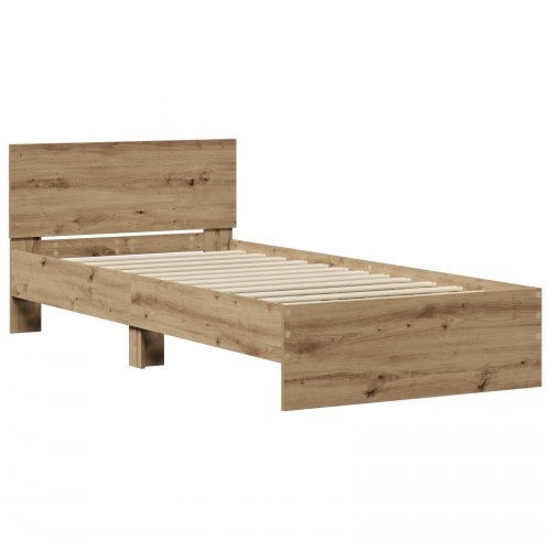 Sengestel uden madras med hovedgavl Artisan Eg 75x190 cm