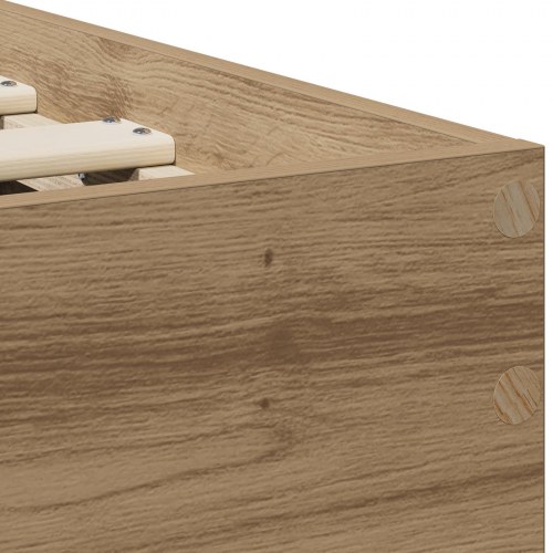 Sengestel uden madras med hovedgavl Artisan Eg 75x190 cm