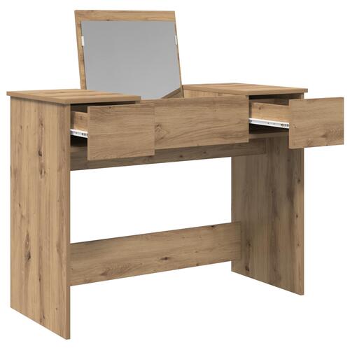 Dressing Table with Mirror Artisan Oak 100x45x76 cm
