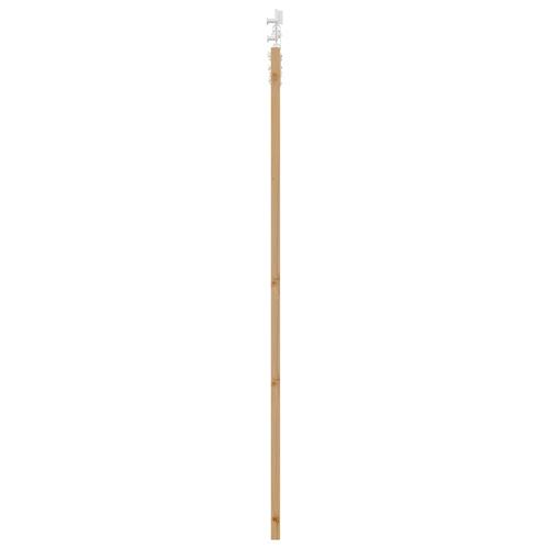 Glidedør med hardware sæt 93x202 cm solidt fyrretræ, indvendig dør