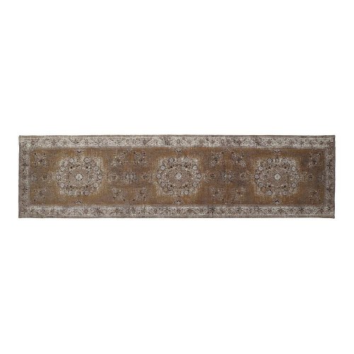 Brun bomulds løber 60×240 cm