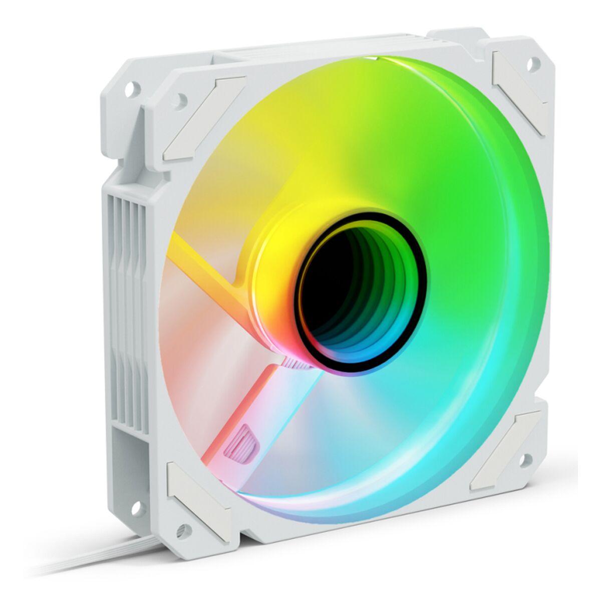 Boxventilator Sharkoon SHARK Mirror RGB PWM REVERSE Ø 12 cm
