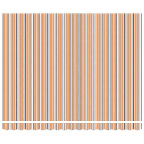 Manuel Udtækkelig Markise Flerfarvet Stribe 400x300 cm