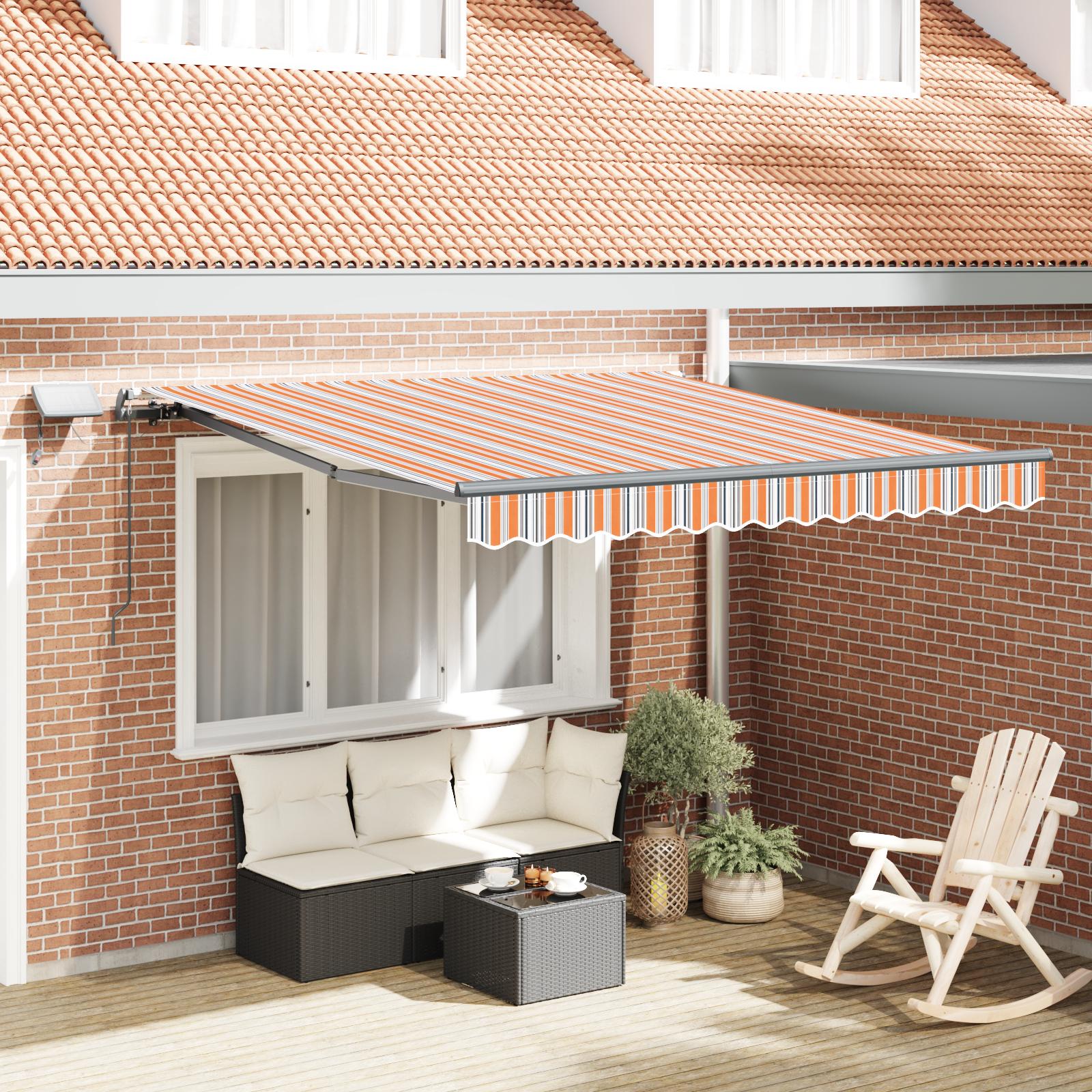 Udtrækkelig Markise Flerfarvet 300 X 250 Cm Stof