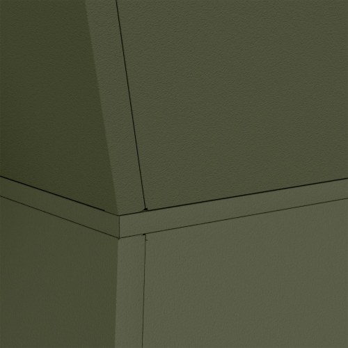 Planterstand Olivengrøn Metal 40 x 40 x 101 cm Dekorative Indlæg