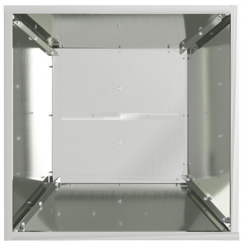 Planteholder Sæt Rustfrit stål 40 x 40 x 101 cm Dekorative indlæg