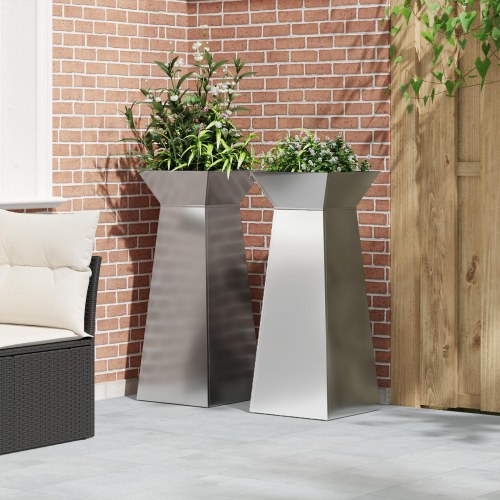 Plantestativ Galvaniseret stål 40 x 40 x 101 cm Holdbart