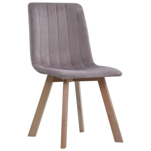 Spisebordsstole 2 stk. fløjl pink