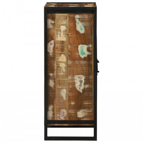 Badeværelsesskab 40x35x90 cm Solidt Træ Genbrug