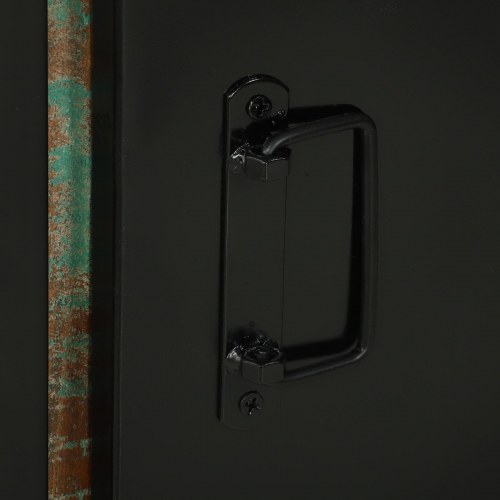 Badeværelsesskab 40x35x90 cm Solidt Træ Genbrug