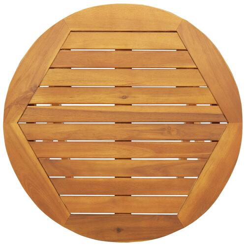3 Stykke Folding Bistro Set Solid Wood Akacietræ