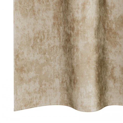 Velvet Gardiner 2 stk med grommet Creme 260x140 cm