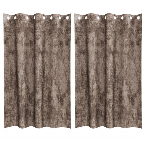 Grommet Gardiner Cappuccino Polyester 140 x 175 cm