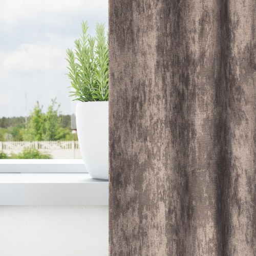 Grommet Gardiner Cappuccino Polyester 140 x 175 cm